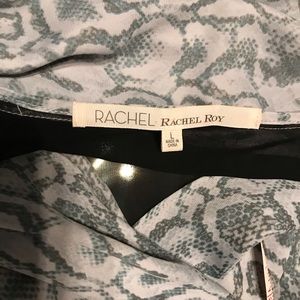 RACHEL Rachel Roy Dresses - Rachel Roy snakeskin draped dress: L RACHEL Rachel Roy Dresses - Rachel Roy snakeskin draped dress: L